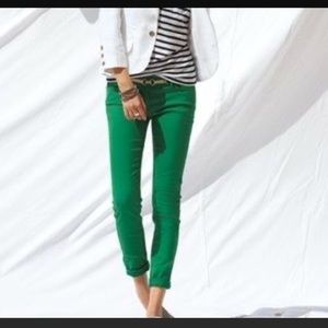 J. Crew Toothpick ankle jeans
